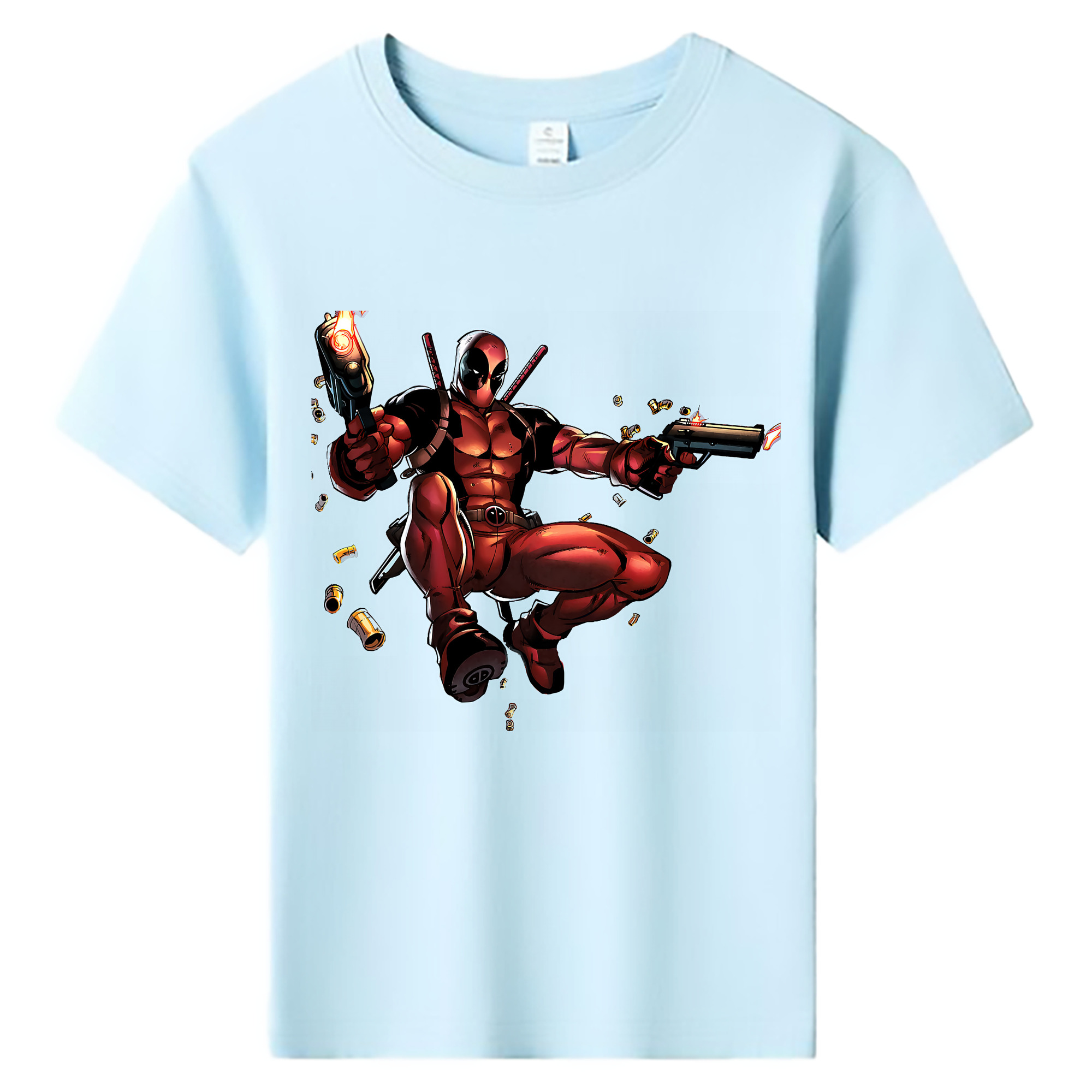 （画像用） Deadpool デッドプール 綿100％キッズTシャツ（フロントプリント）